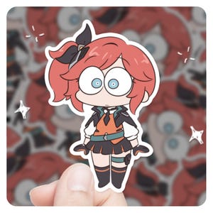 League of Legends Lux Chibi 3&quot; Vinyl Sticker, lol Sticker, League of Legends Battle Academia Lux lol Stickers