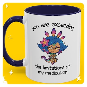 Neeeko League of Legends Mug 11oz Fun Gift for LoL Gamers, Custom Message Gift, LoL Girlfriend Gift, Gamer Mug, Personalized Gaming Mug