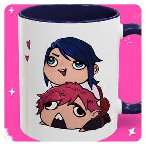 Arcane Vi, Arcane Caitlyn Mug Derp 11oz Fun Gift for Arcane Powder, LoL Friend Gift, LoL Girlfriend Gift, Accent League of Legends