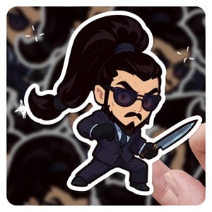 League of Legends Xin Zhao 3&quot; Vinyl Sticker, lol Sticker, Arcane League of Legends Xin Zhao lol Stickers