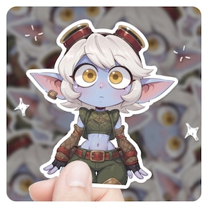 League of Legends Tristana 3 &quot;Vinyl Aufkleber, Lol Aufkleber, League of Legends Tristana lol Aufkleber