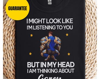 Koszulka League of Legends Garen, prezent dla gracza LoL dla obu płci, koszulka Softstyle, najlepsze prezenty dla graczy, koszulka dla fanów LoL dla obu płci