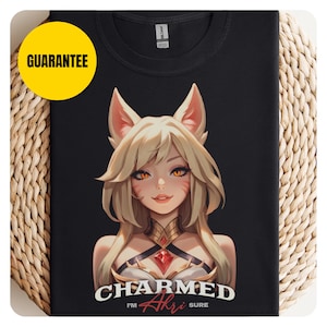 Ahri League of Legends Shirt Cute Kawaii Style Ah ri lol fanart kda Ahri League of Legends animations league oflegends