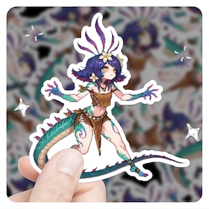 League of Legends Neeko Pixel 3&quot; Vinyl Sticker, lol Sticker, Arcane League of Legends Neeko lol Stickers