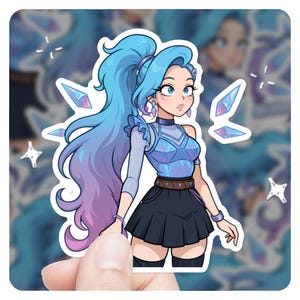 League of Legends Seraphine 3&quot; Vinyl Sticker, lol Sticker, League of Legends Seraphine lol Stickers