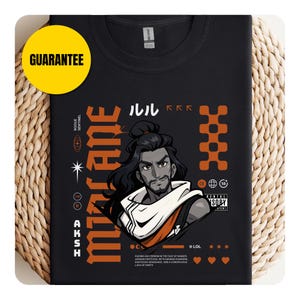 League of Legends Akshan T-Shirt, Gamer Tee, Video Game Apparel, Unisex Shirt, Fantasy Tee