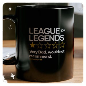 League of Legends Mug Black Mug (11oz) LoL
