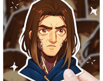 Arcane Viktor Sticker, 3" Vinyl Sticker, lol-gift, lol fanart, stickers Viktor League of Legends gift