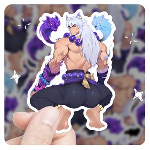 League of Legends Sett 3&quot; Vinyl Sticker, lol Sticker, Arcane League of Legends Sett lol Stickers