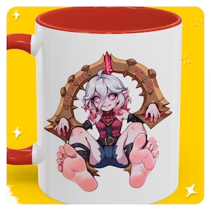 League of Legends Briar Mug 11oz Fun Gift for LoL Gamers, LoL Friend Gift, LoL Girlfriend Gift, Accent League of Legends