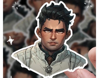 Jayce Arcane Sticker, 3" Vinyl Sticker, lol-gift, lol fanart, stickers Silco League of Legends gift,