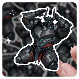 League of Legends Mordekaiser 3&quot; Vinyl Sticker, lol Sticker, Arcane League of Legends Mordekaiser lol Stickers