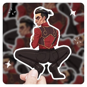 Arcane Silco Sticker, Cheeky 3&quot; Vinyl Sticker, lol-gift, lol fanart, stickers Silco League of Legends gift,