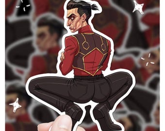 Arcane Silco Sticker, Cheeky 3" Vinyl Sticker, lol-gift, lol fanart, stickers Silco League of Legends gift,