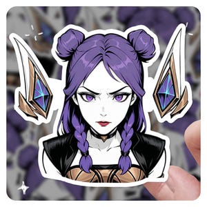 League of Legends Kaisa 3&quot; Vinyl Sticker, lol Sticker, Arcane League of Legends lol Stickers
