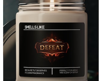League of Legends Defeat Scented Soy Candle, 9oz Candle