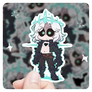 League of Legends Viego Chibi 3&quot; Vinyl Sticker, lol Sticker, League of Legends Viego lol Stickers