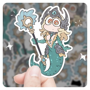Nami League of Legends Irelia 3&quot; Vinyl Sticker, lol Sticker, Arcane League of Legends Nami lol Stickers