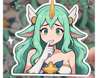 League of Legends Soraka 3" Vinyl Sticker, lol Sticker, Arcane League of Legends Sona lol Stickers