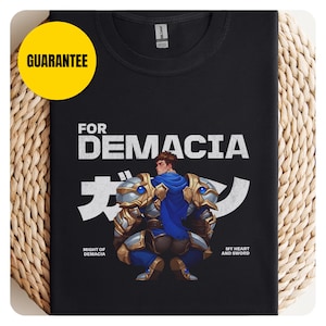 League of Legends Shirt Garen, LoL Gamer Gift, Softstyle Tee, Japanese Style Video Game Fan Shirt, Unisex Top Laner