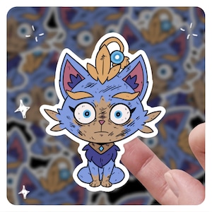 League of Legends Yuumi 3&quot; Vinyl Sticker, lol Sticker, Arcane League of Legends lol Stickers