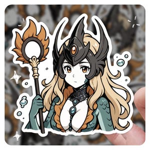 League of Legends Nami 3&quot; Vinyl Sticker, Lol Sticker, Arcane League Of Legends Nami Lol Stickers