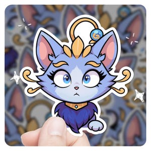 League of Legends Yuumi 3&quot; Vinyl Sticker, lol Sticker, League of Legends Yuumi lol Stickers