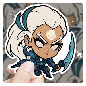League of Legends Diana 3&quot; Vinyl Sticker, lol Sticker, Arcane League of Legends Diana lol Stickers