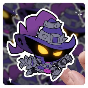 League of Legends Veigar 3&quot; Vinyl Sticker, lol Sticker, Arcane League of Legends lol Stickers