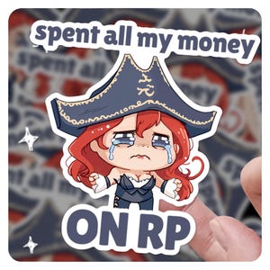 League of Legends sticker Miss Fortune kawaii Cute Gift 3&quot; Vinyl Sticker, lol-gift, fanart, ADCarry lol, league of legends ADC