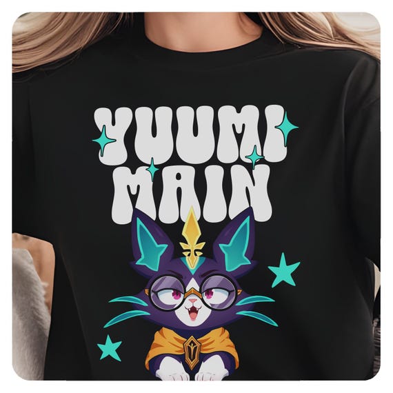 Yuumi Lol Shirt, Lol Gift, League of Legends Tee Shirt Fanart 