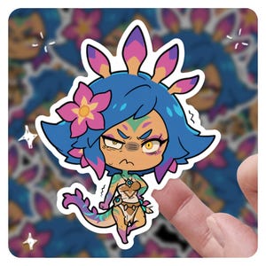 League of Legends Neeko 3&quot; Vinyl Sticker, lol Sticker, Arcane League of Legends lol Stickers