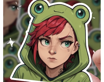 League of Legends Vi 3"Vinyl Sticker, Lol Sticker, Arcane League of Legends Vi lol Stickers