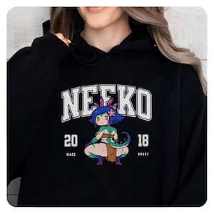 League of Legends Neeko Hooded Sweatshirt Unisex Hoodie, LoL Gamer Gift, Main Gaming Apparel