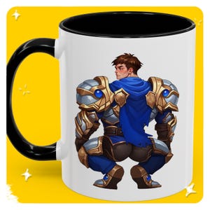 Garen Mug Cheeky League of Legends 11oz Fun Gift for LoL Gamers, Custom Message, LoL Girlfriend Gift, Gamer, Personalized Gaming Mug