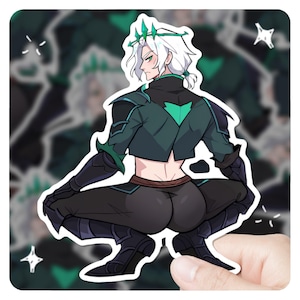 Viego League of Legends Sticker, 3&quot; Vinyl Sticker, lol-gift, lol fanart,   League of Legends Sticker league oflegends gift
