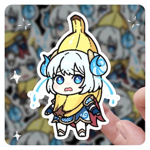 League of Legends Irelia Banana 3" Vinyl Sticker