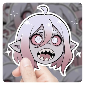 Briar League of Legends Head 3&quot; Vinyl Sticker, LoL Sticker