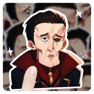 Handsome Silco Arcane Sticker, Violance 3&quot; Vinyl Sticker, lol-gift, lol fanart, stickers Arcane League of Legends gift,