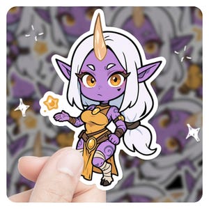 League of Legends Soraka 3&quot; Vinyl Sticker, lol Sticker, Arcane League of Legends Soraka lol Stickers