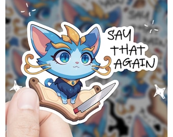 Yuumi League of Legends 3" Vinyl Sticker, LoL Sticker, League of Legends,
