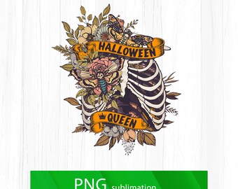 Halloween queen PNG, Miss Halloween PNG, Halloween girl design