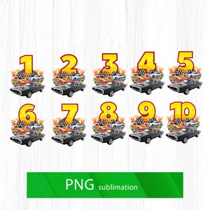 Geburtstagskind png Sublimation, Geburtstagskind png, Sportwagen png, 1 2 3 4 5 Geburtstag