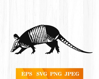 armadillo svg vector, armadillo png, cricut file