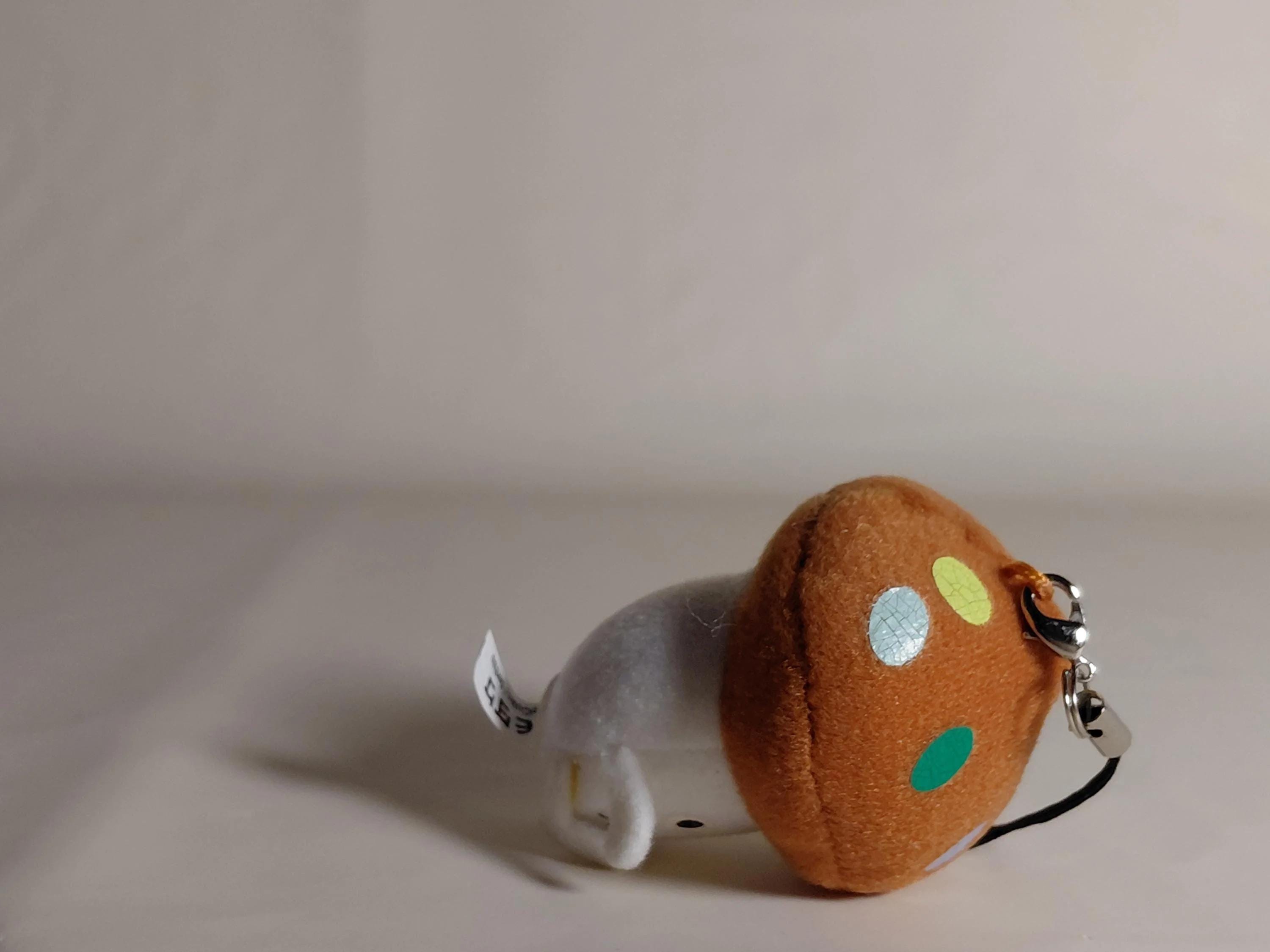 Docomo Dake Mini Figure Mascot Japan Mushroom Strap Mini Keychain