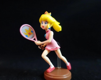 Figura deportiva de Super Mario, Princesa Peach, Tenis Furuta