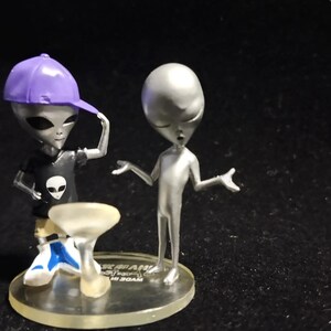 Kaiyodo Collect Club Seven Wonders-figur - Grå Alien