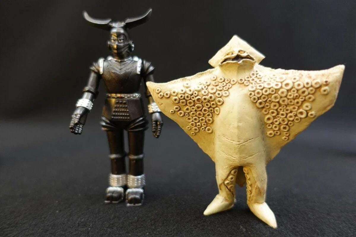 Furuta Johnny Sokko and His Flying Robot Figure Giant Torozon Vs