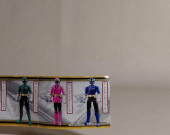 バンダイアメリカ★未使用品パワーレンジャーサムライフィギュア7体セット★送料無料 バンダイ パワーレンジャー サムライ ブラックボックス モーファー