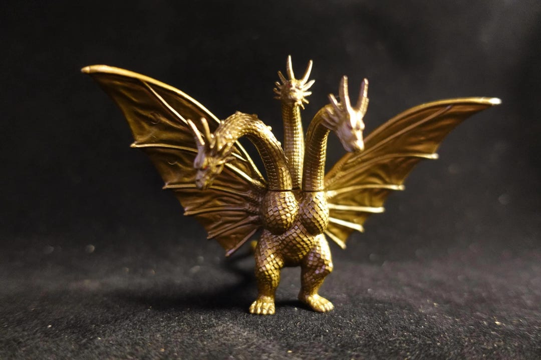ゴジラ×ガメラ×モスラ 東宝1994 キングギドラ怪獣 バンダイ HGシリーズ